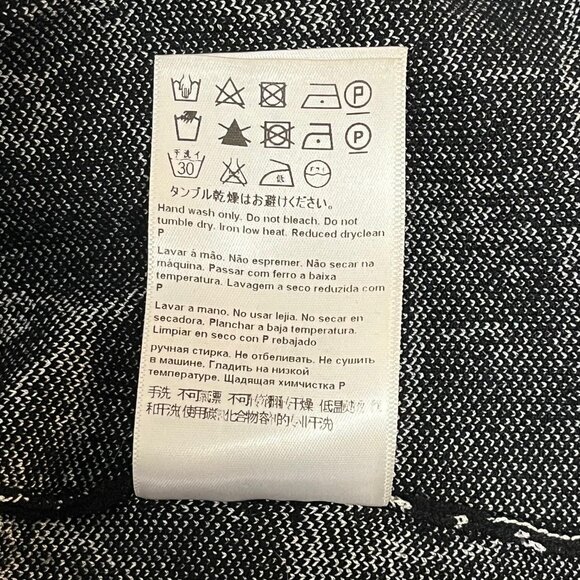 Escada Sport Open Front Cardigan Womens Size S Black Button Snap Sweater - Picture 11 of 16